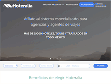 Tablet Screenshot of hoteralia.com